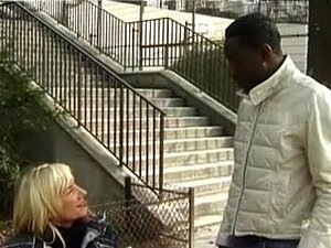French Anal-Granny in BBC-Interracial